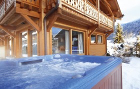 OUR CHALETS WITH hot tubs